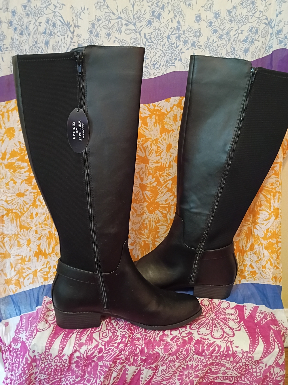 Alfani Black Over-The-Knee Zip Riding Boots 11 NEW
